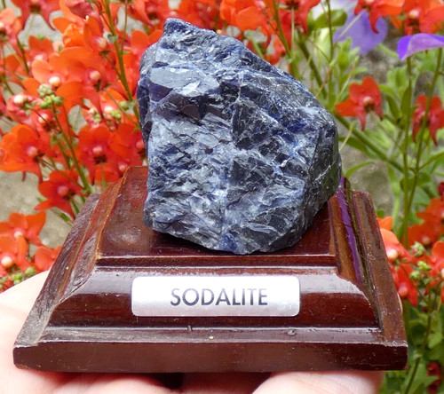 Sodalite sur socle 5x3cm - sur, 3.5x3cm