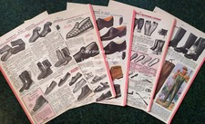 Chaussures bottes chaussettes aprés ski  jambiéres semelles publicité 1961