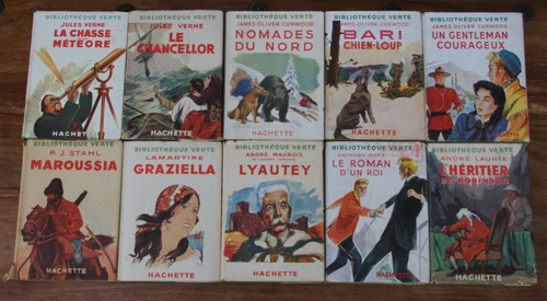 Bibliotheque verte lot - bibliotheque,