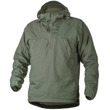 Helikon Windrunner Windshirt Mens Pêche Nylon Tactique Hood Veste Alpha Vert