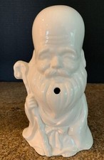 Fukurokuju Jurojin benihana of Tokyo tiki cocktail mug Japan white ceramic VTG