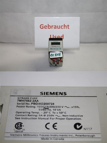 Siemens sitrans cu02 alarme - sitrans,