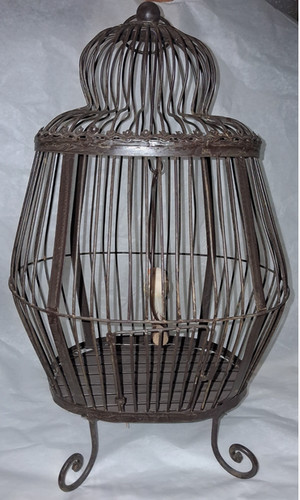 Grande cage oiseau - à,