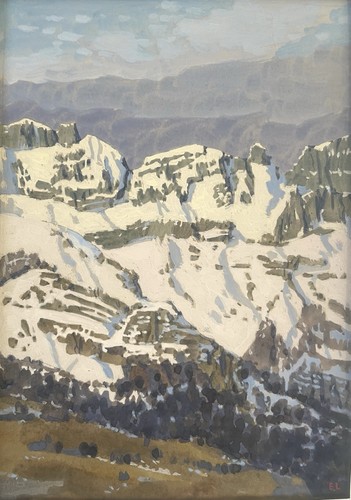 Mountain landscape snowy alps - mountain,
