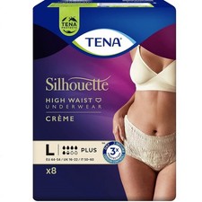 Tena Silhouette Plus Crème Taille L Paquet De 8 Pcs