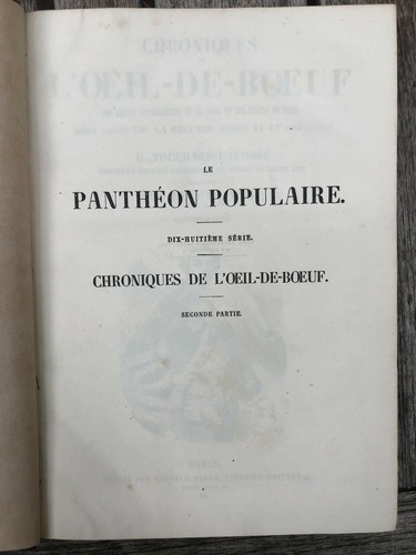 Chroniques oeil de - de, l'oeil
