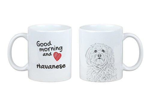 Bichon havanais tasse - , avec