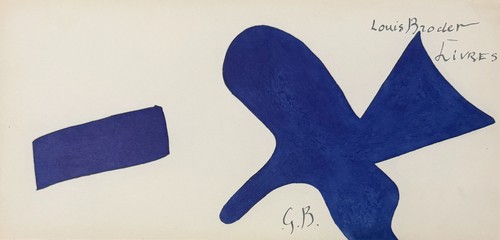Georges braque oiseau bleu - braque,