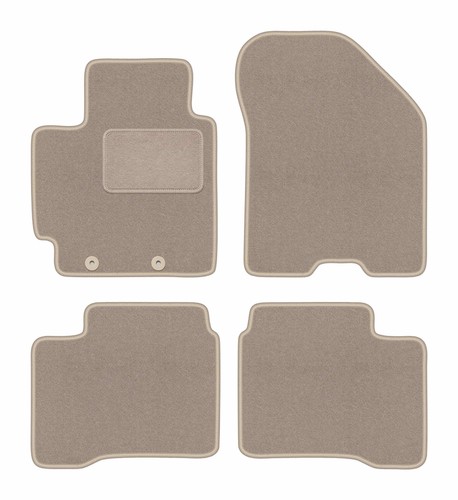 Tapis sol velours beige - tapis,