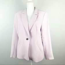 1.State Lavendar Purple Textured Single Breasted Women's Blazer Size 10 NWT