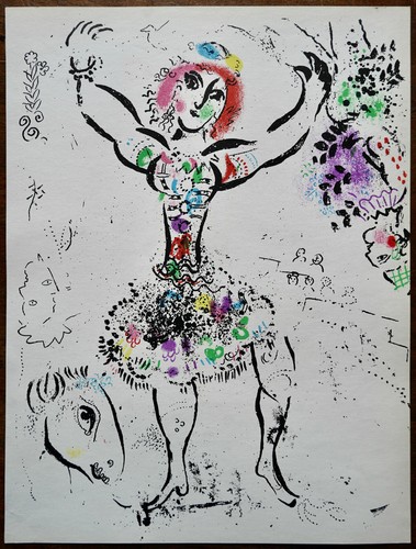 Marc chagall jongleuse - marc, la