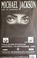 MICHAEL JACKSON AFFICHE. Dimensions : 120 X 80