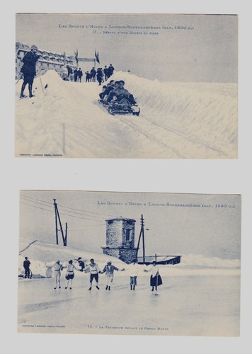 Cpa sports hiver luchon - cpa, d'hiver