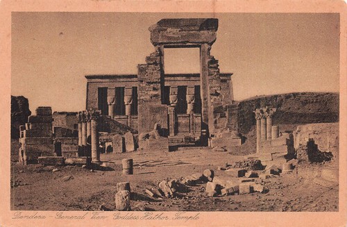 Egypte denderah temple - egypte,