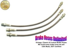 Inoxydable Frein Tuyau Set