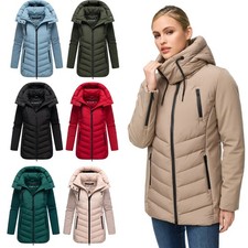 Marikoo Femme Veste D'Hiver Doudoune Veste D'Hiver Parka À Capuche Doublée Tivaa