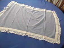 Dessus de berceau  ancien en tulle