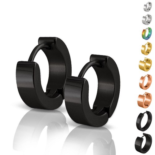 Acier inox créoles boucles - inox,