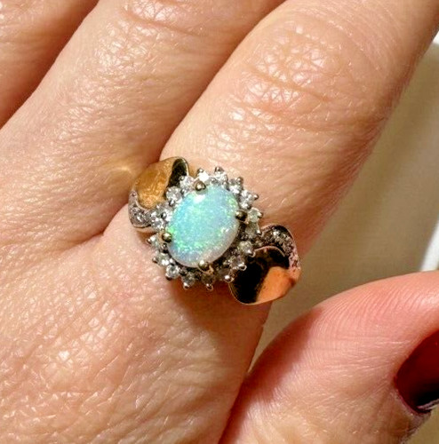 Bague vintage 10k jaune - vintage, or