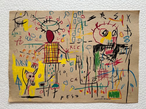 Dessin jean michel basquiat - dessin, jean-michel