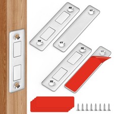 Aimant Porte Placard 2 Pièces Ultra Mince Loqueteaux Magnétiques pour Tiroir ...