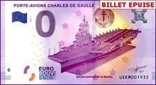 PORTE-AVIONS CHARLES DE GAULLE / BILLET 0 € / NULL EURO-SCHEIN / UEKM 2017-1