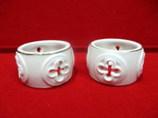 Paire de ronds de serviette en