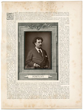 Galerie Contemporaine, Marià Fortuny  Photoglyptie  24x18  Circa 1887   