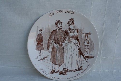 Assiette sarreguemines - assiette,