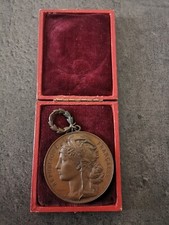 MEDAILLE F. VERNON 1902 CARABINIERS DE PLAISANCE PARIS 62g 56 mm / MEDAL