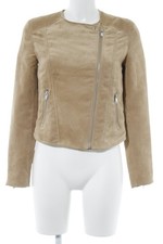H&M DIVIDED Veste en cuir synthétique Dames Veste T EU 38 beige