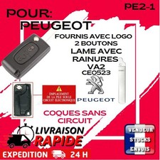 Coque clé Peugeot, 307, 308