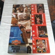 vintage poster basketball NBA - MICHAEL JORDAN - chicago bulls - 88 * 59 cm