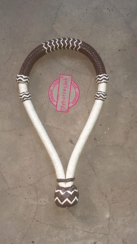 Bosal tressé cuir brut - bosal, en