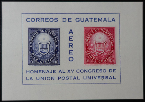 Timbres guatemala bloc - du,