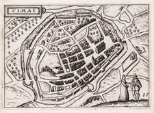 Chimay Hainaut Belgique Belgien Belgium Gravure En Cuivre Guicciardini 1625