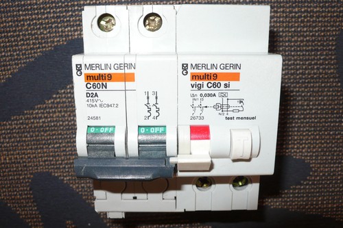 Disjoncteur differentiel 2pole - disjoncteur,