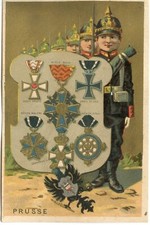 CHROMO / MAISON J. BRETON / LE HAVRE / RUSSIAN RUSSIE / MEDAILLE / MILITAIRE