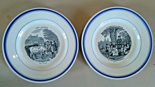 Assiettes parlantes gien - parlantes, "
