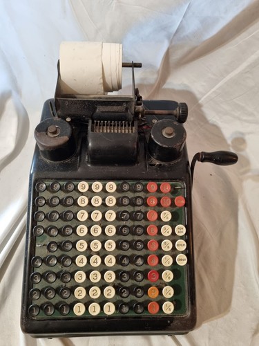 Antique adding machine - adding,