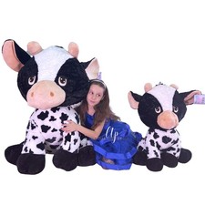 Géant Peluche Vache 60 Ou