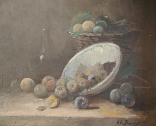 Grande belle huile - huile, sur