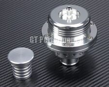 Dump Valve Double Pistons Aluminium forgé universel Gris Argent Chrome blow off 