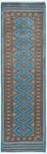 Tapis oriental noué à la