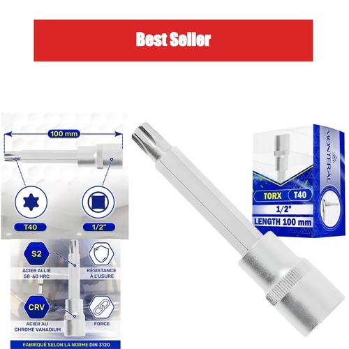 Douille torx t40 100 - 100, 1/2"
