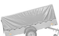 Bâche pour le châssis, arceau h-800 UNITRAILER bâche pour la remorque 264x125cm 