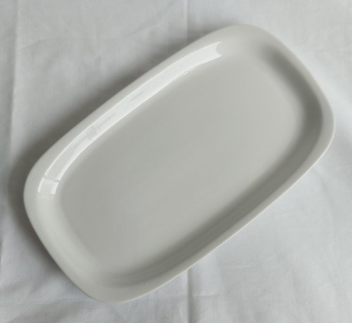 Plat ovale vintage porcelaine - plat,