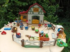 playmobil  Lot 6927 Poney Ranch complet - carriole enfant + nb accessoires