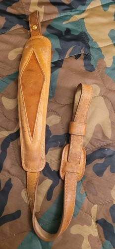 Vintage brown leather padded - brown,