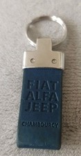 Porte-clés en cuir Fiat. Alfa